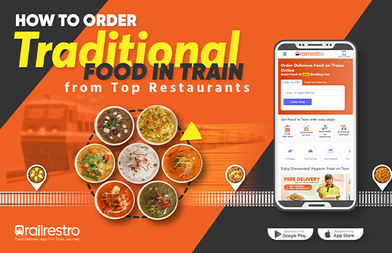 Traditional Food in Train from